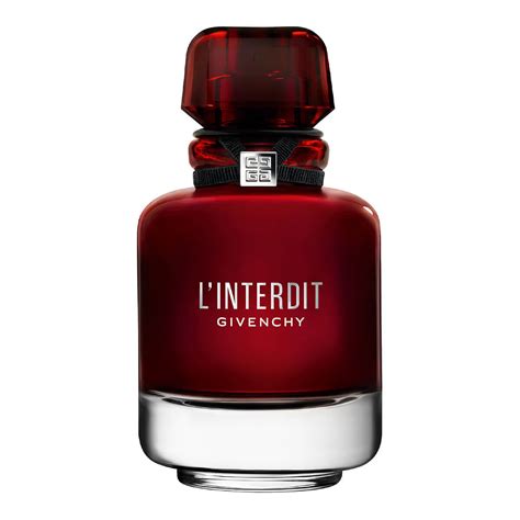 givenchy red bottle|Givenchy l interdit perfume.